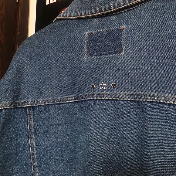 The 1975 Stud Patch Denim Jean Jacket Handmade - Picture 5 of 7